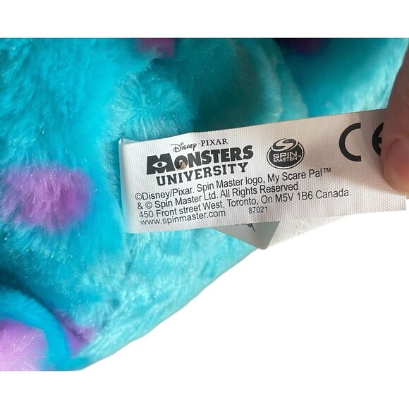 Monsters University Sully Talking 12” Stuffed Plush Toy Disney Pixar Spin Master - Picture 10 of 11